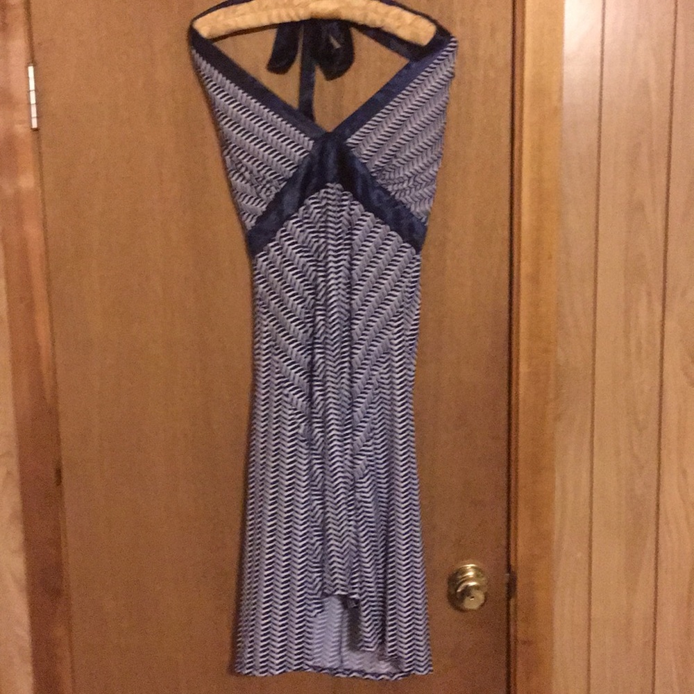 Sexy plunging neckline open back AlynPaige dress